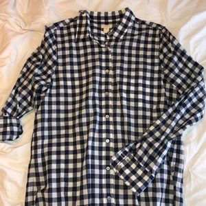 J Crew Plaid Button Down Shirt